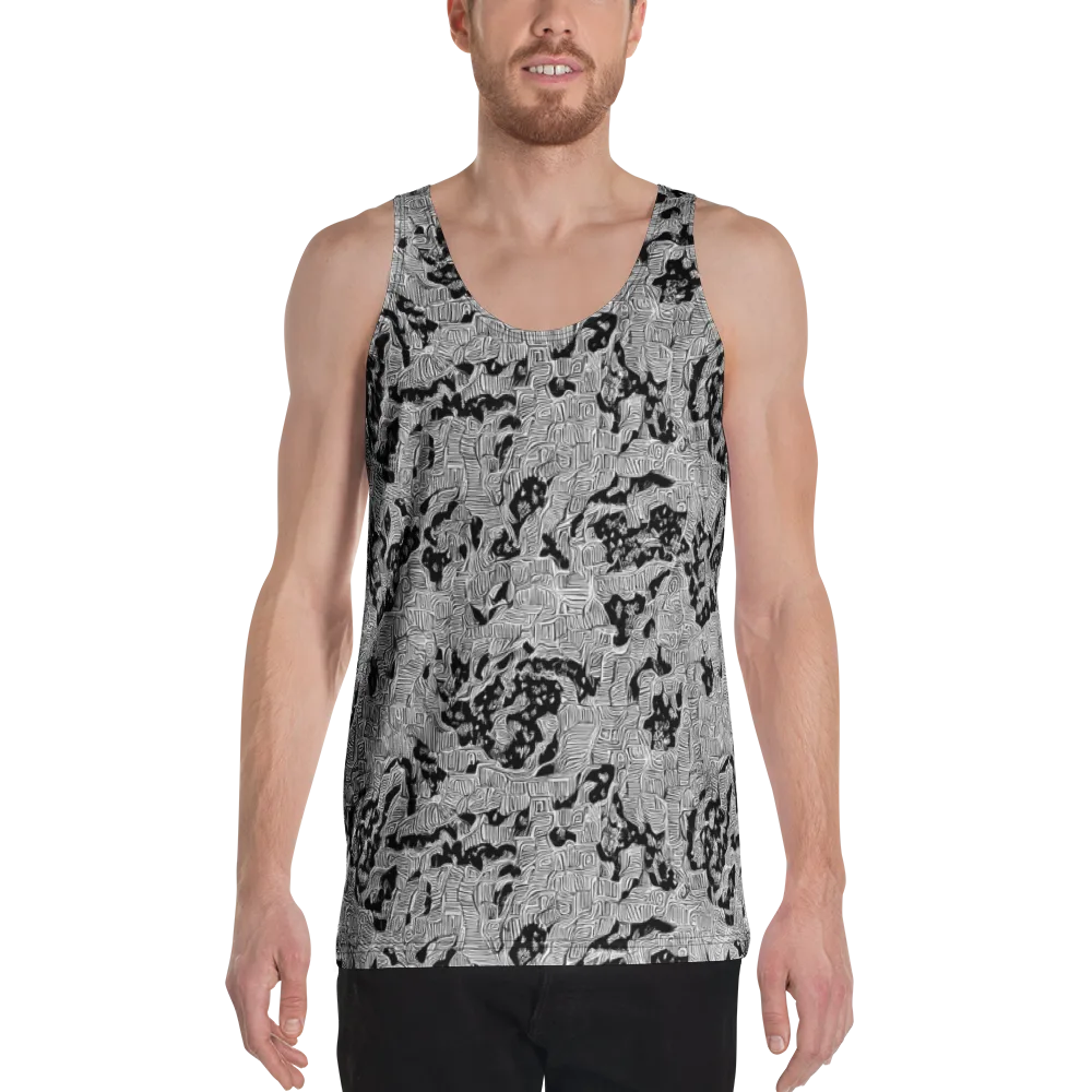 Nocturnal Whispers on Men's Tank Top — Front
