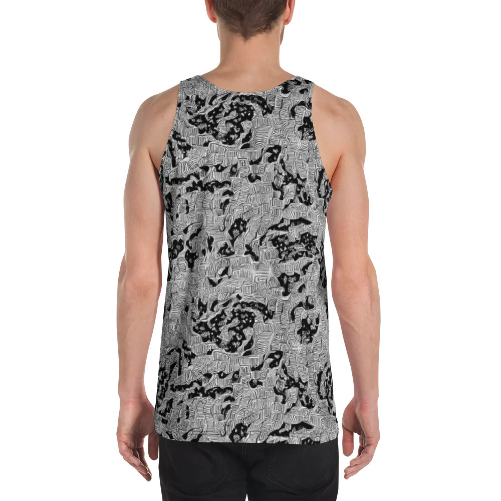 Nocturnal Whispers on Men's Tank Top — Back