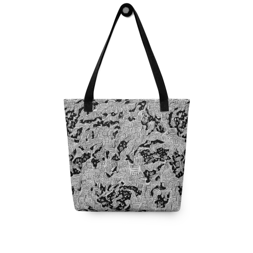 Nocturnal Whispers on a Tote Bag