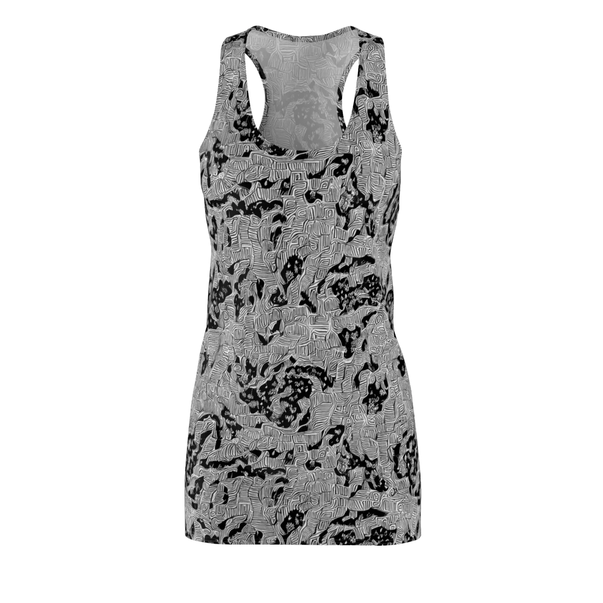 Nocturnal Whispers on Racerback Dress — Front