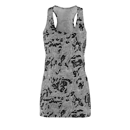 Nocturnal Whispers on a Racerback Dress
