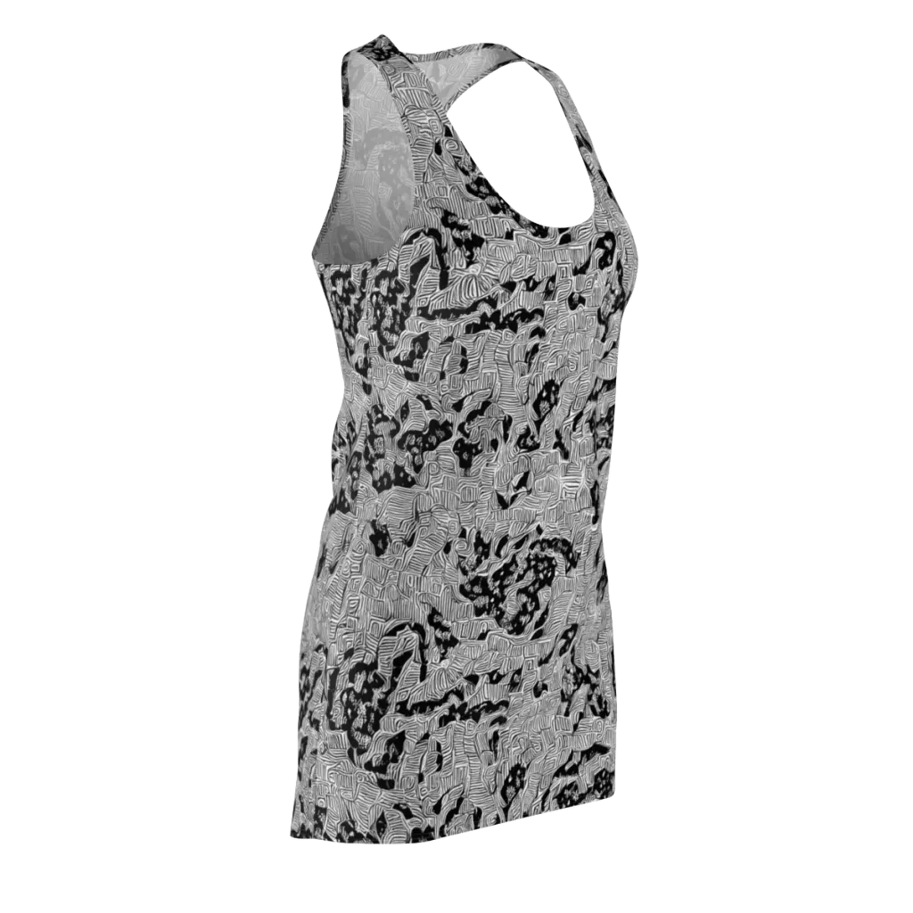 Nocturnal Whispers on Racerback Dress — Front Side