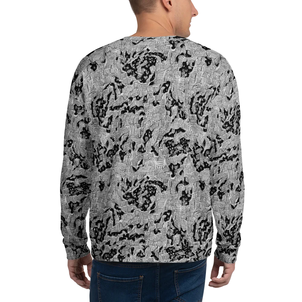 Nocturnal Whispers on Sweatshirt — Back