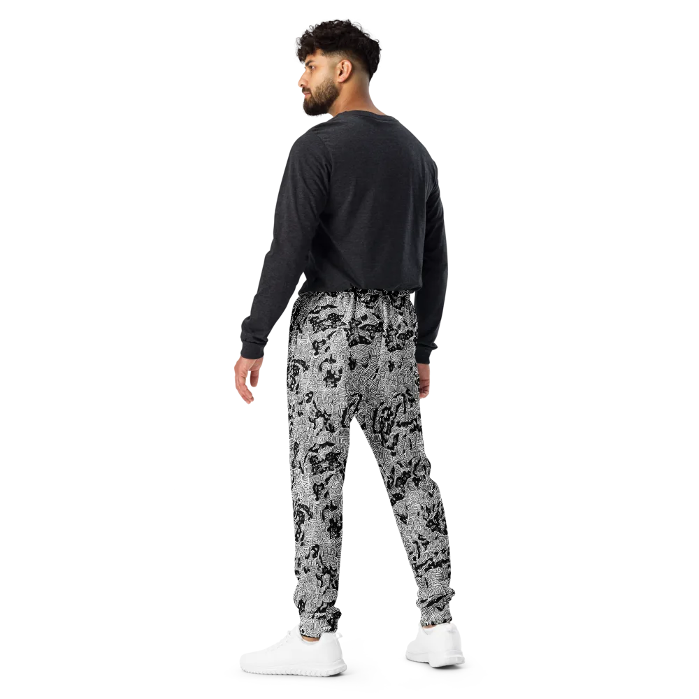 Nocturnal Whispers on Men's Joggers — Back