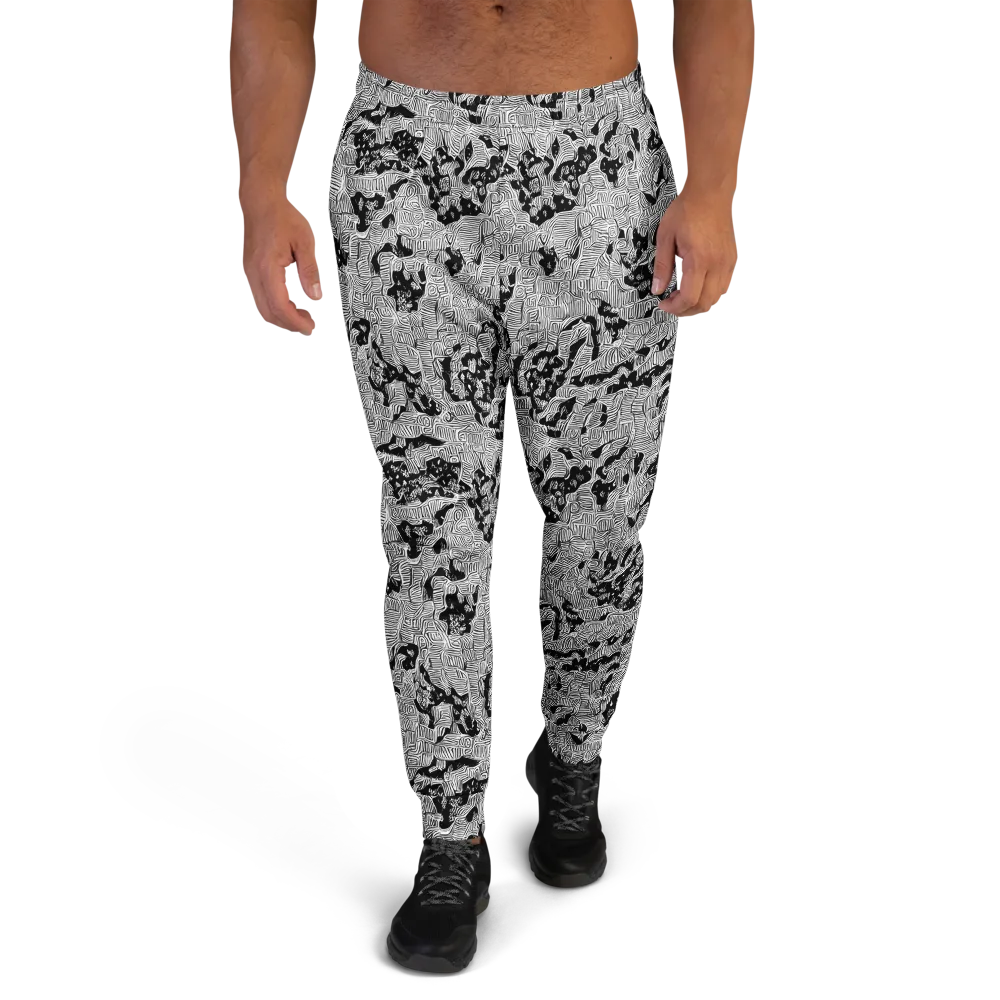 Nocturnal Whispers on Men's Joggers — Front