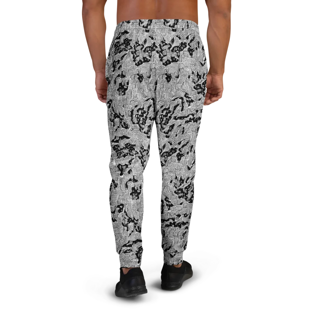 Nocturnal Whispers on Men's Joggers — Back