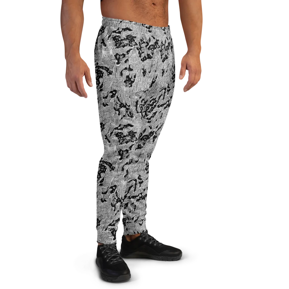 Nocturnal Whispers on Men's Joggers — Right