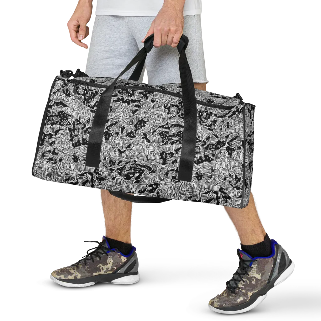 Nocturnal Whispers on Duffle Bag — Front