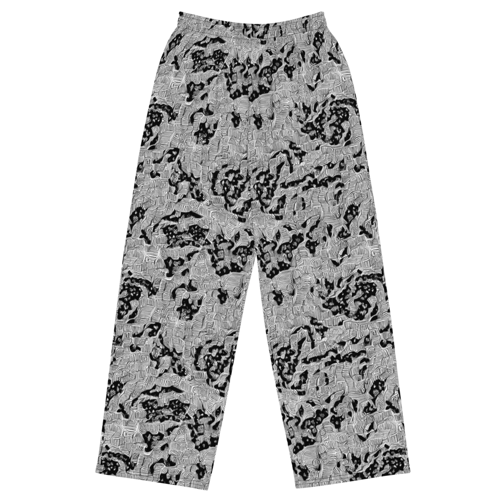 Nocturnal Whispers on Wide-Leg Pants — Front