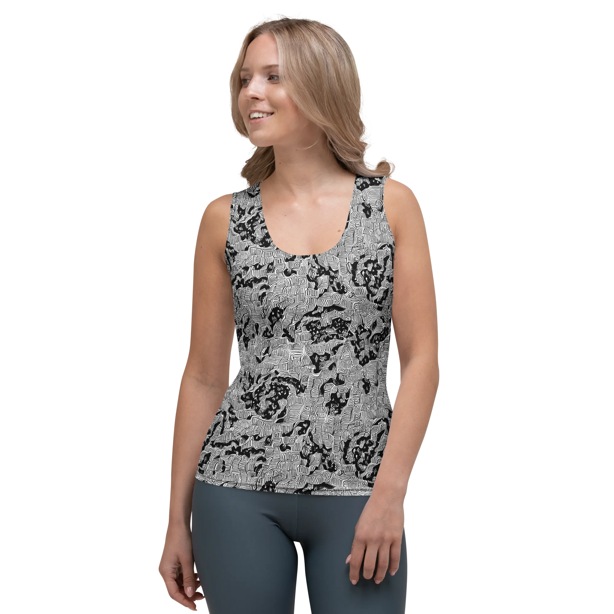 Nocturnal Whispers on Women's Tank Top — Front