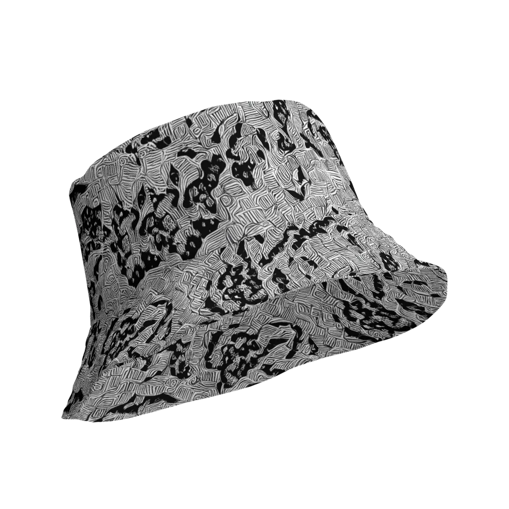 Nocturnal Whispers on Reversible Bucket Hat — Product details Outside