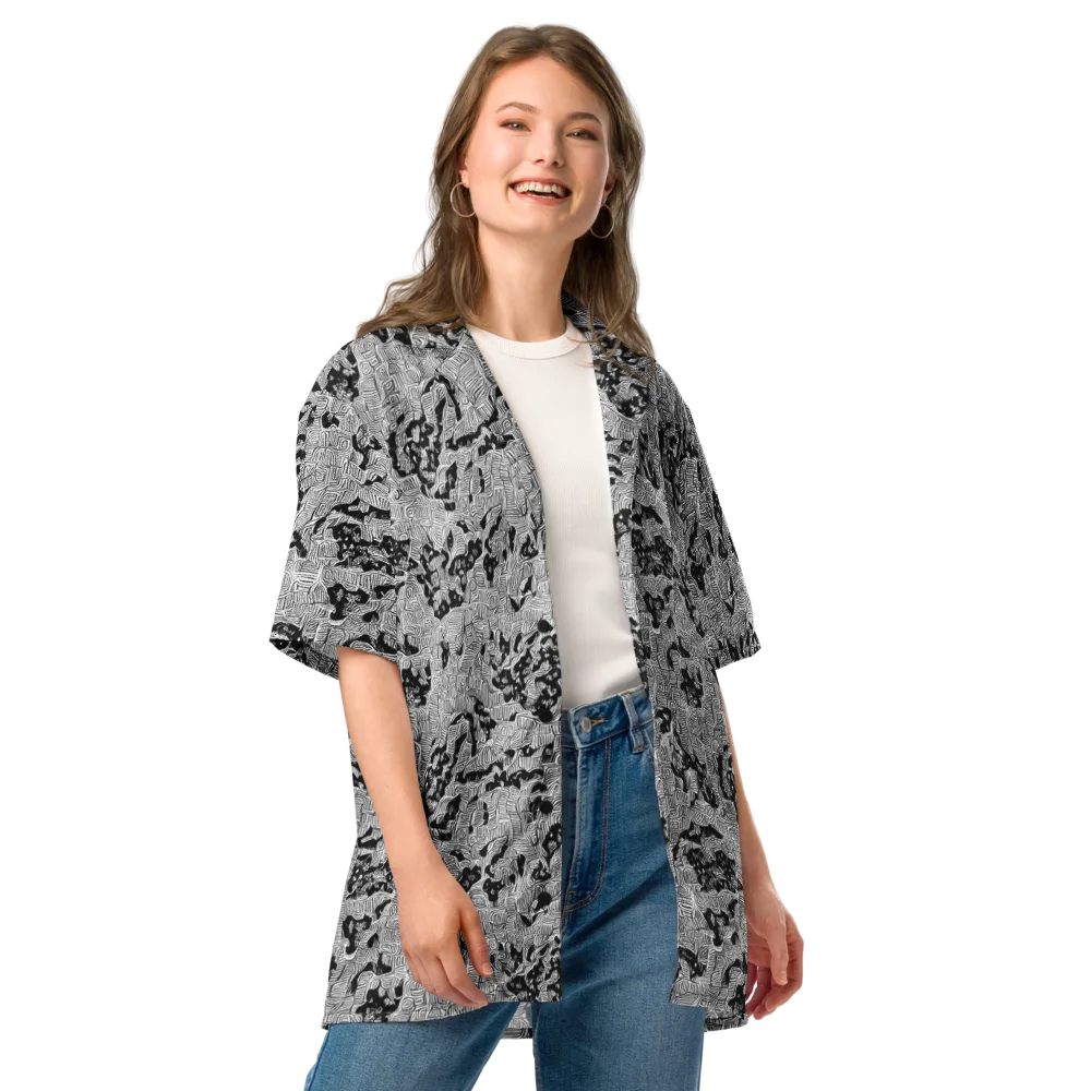 Nocturnal Whispers on Button Shirt — Front