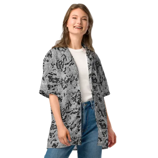 Nocturnal Whispers on a Button Shirt
