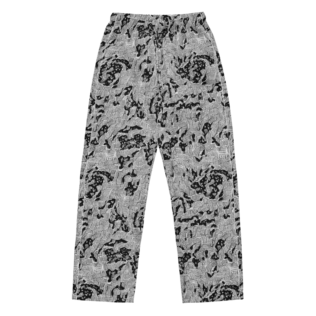 Nocturnal Whispers on Women's Pajama Pants — Front
