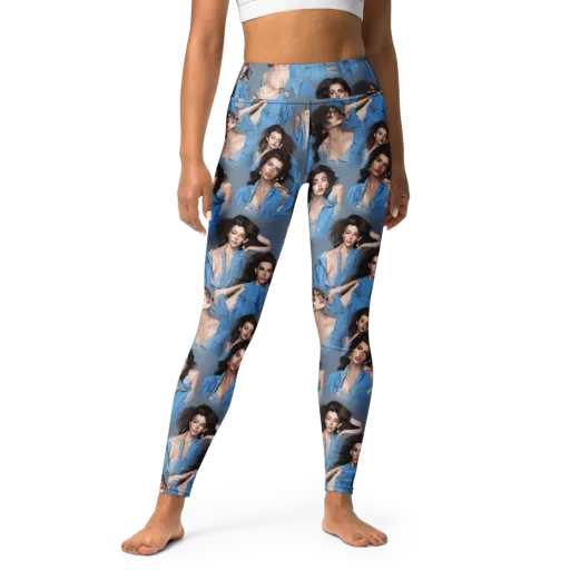Denim Muse on a Yoga Leggings