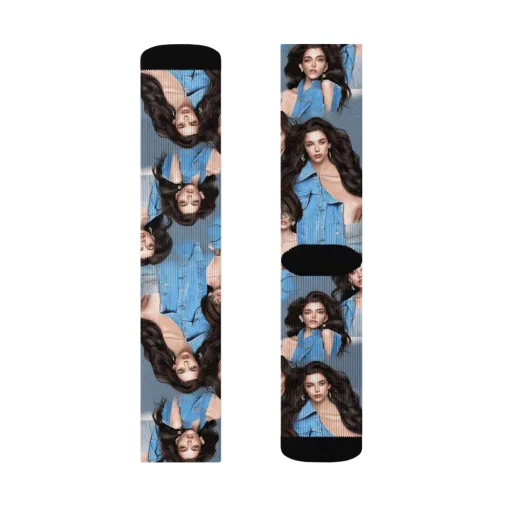 Denim Muse on a Socks
