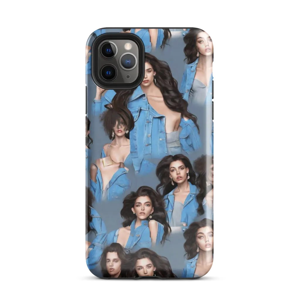 Denim Muse on Tough Case for iPhone® — Front
