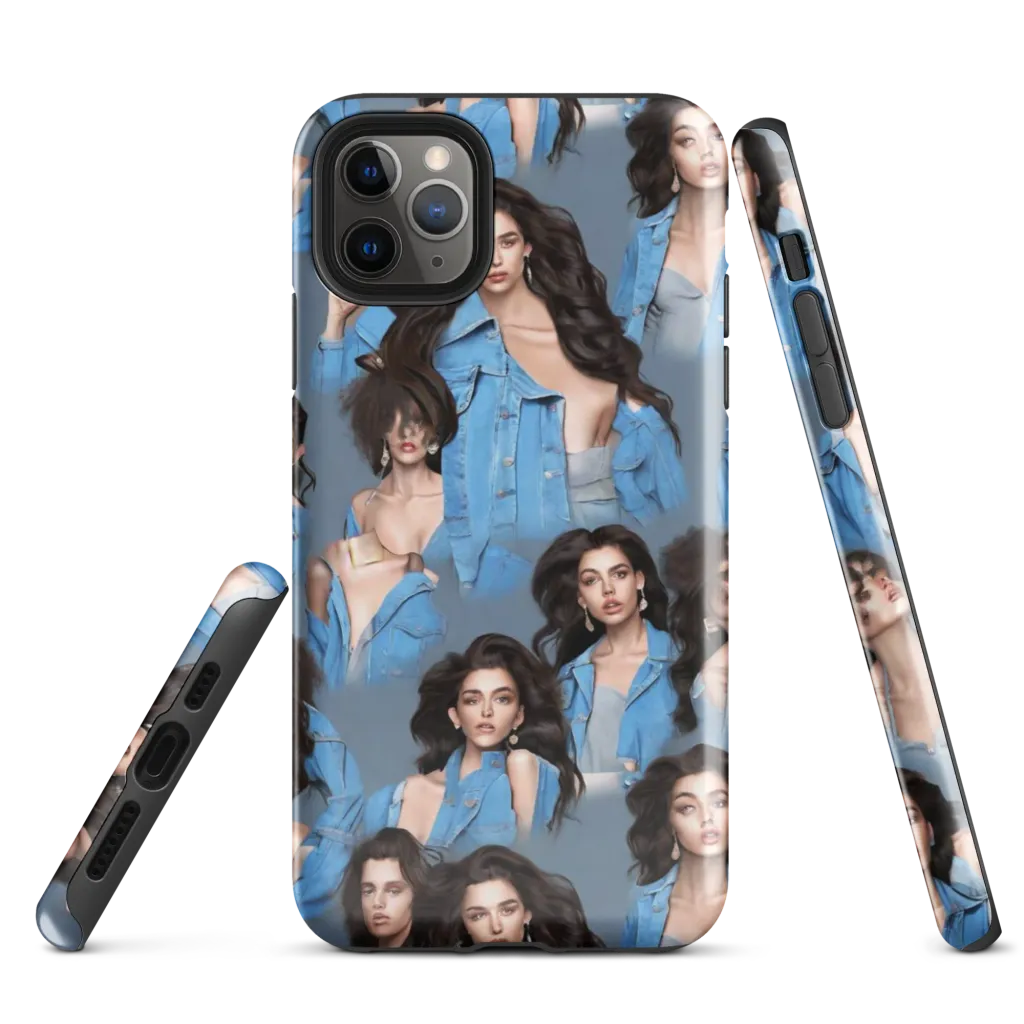 Denim Muse on Tough Case for iPhone® — Front