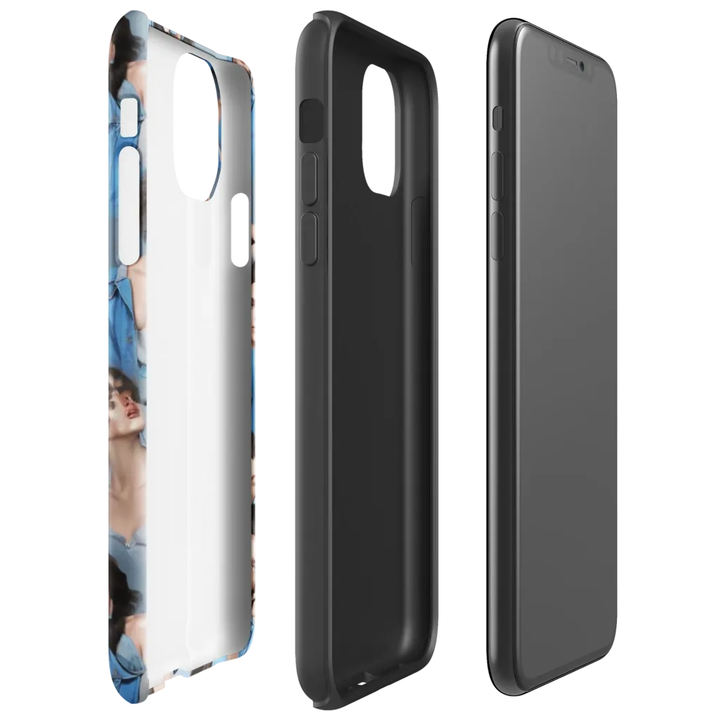 Denim Muse on Tough Case for iPhone® — Right