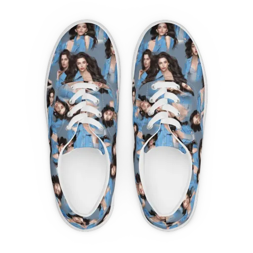 Denim Muse on a Men's Lace-Up Canvas Shoes