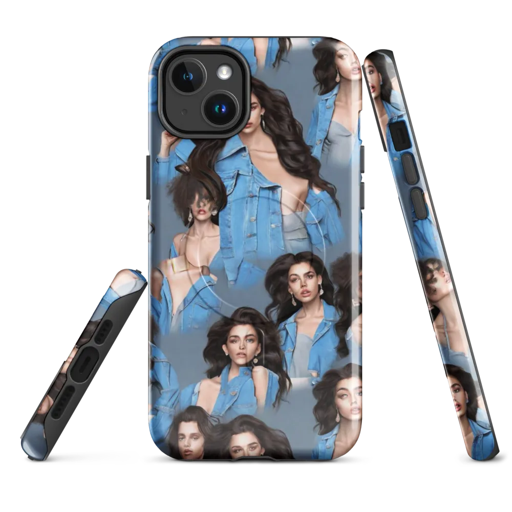 Denim Muse on MagSafe Tough Case for iPhone® — Front