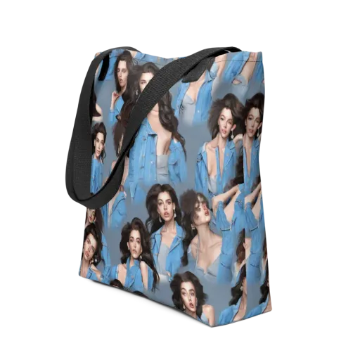 Denim Muse on a Tote Bag