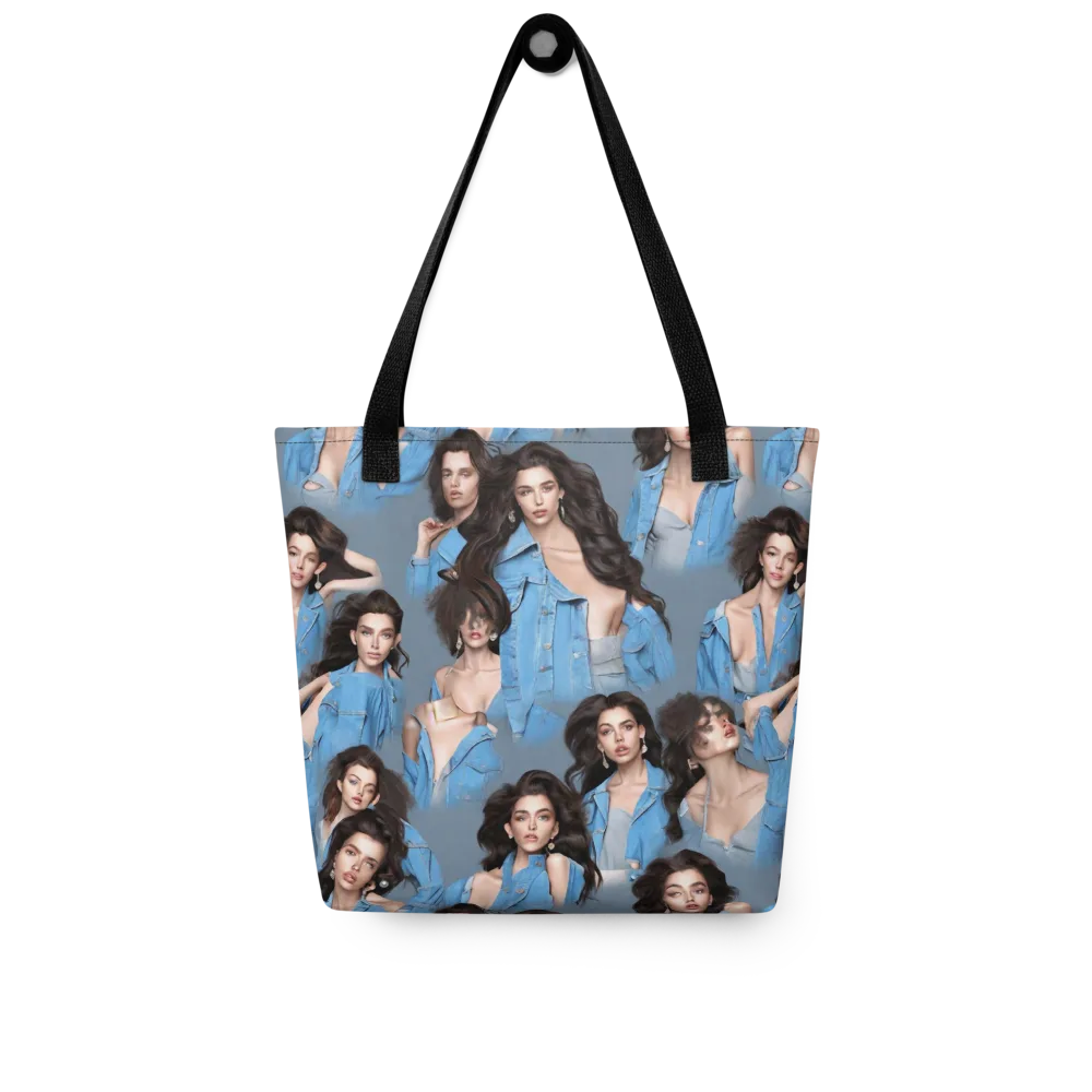 Denim Muse on Tote Bag — Front