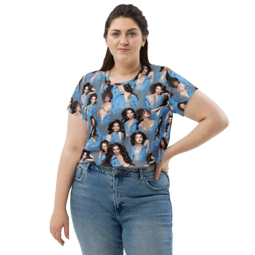 Denim Muse on a Crop Tee