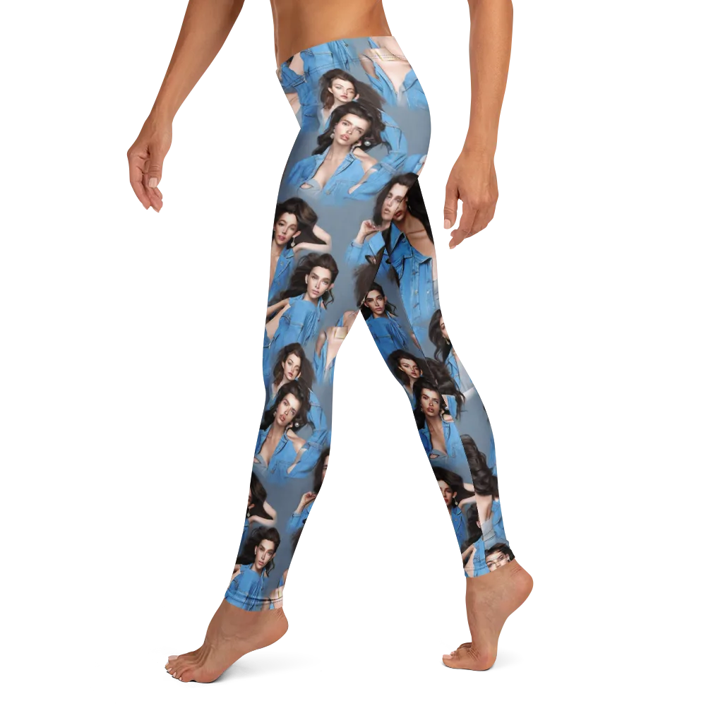 Denim Muse on Leggings — Left
