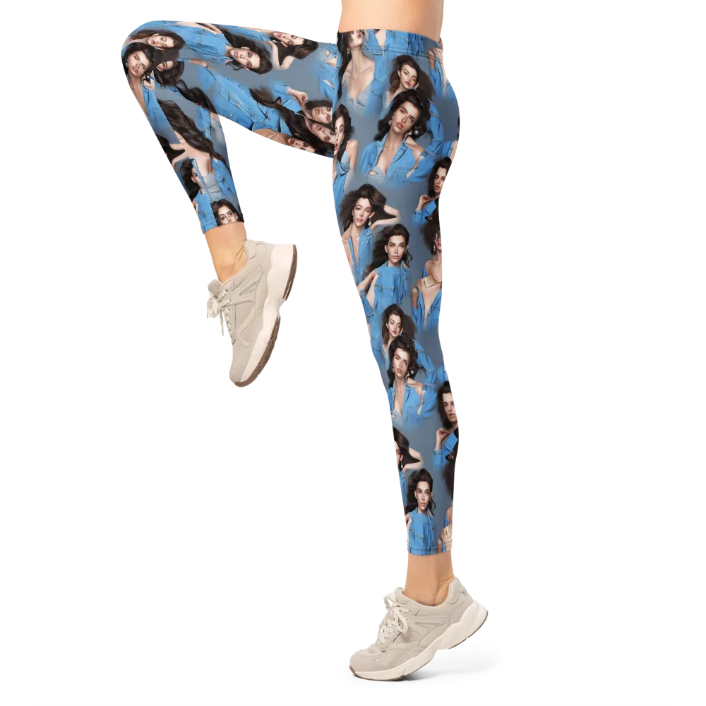 Denim Muse on Leggings — Left