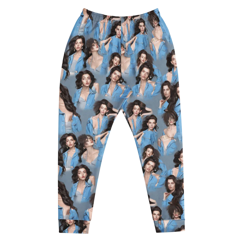 Denim Muse on Men's Joggers — Front
