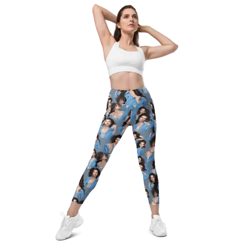 Denim Muse on a Leggings with Pockets