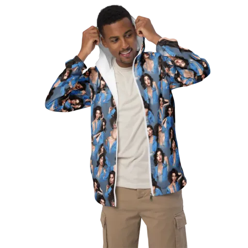 Denim Muse on a Men's Windbreaker