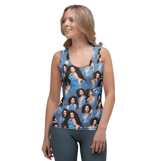 Denim Muse on a Women's Tank Top