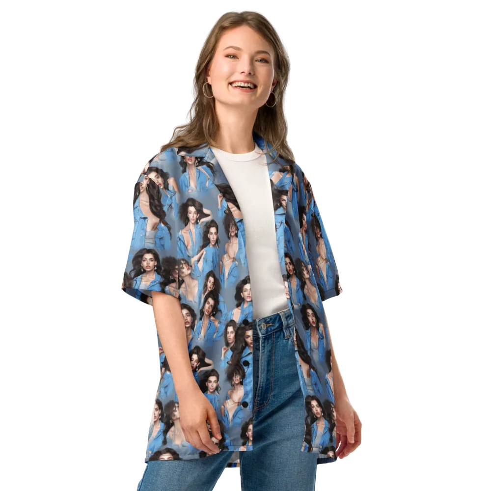 Denim Muse on Button Shirt — Front