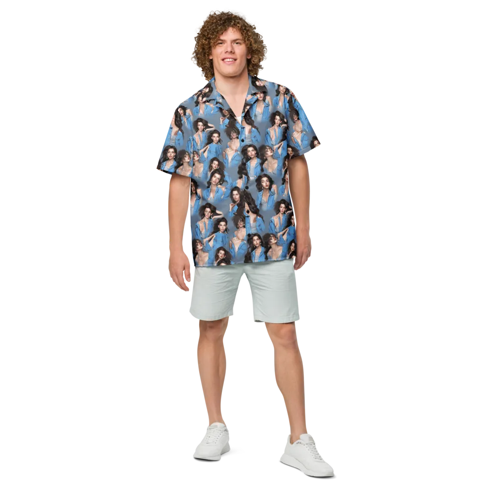 Denim Muse on Button Shirt — Front