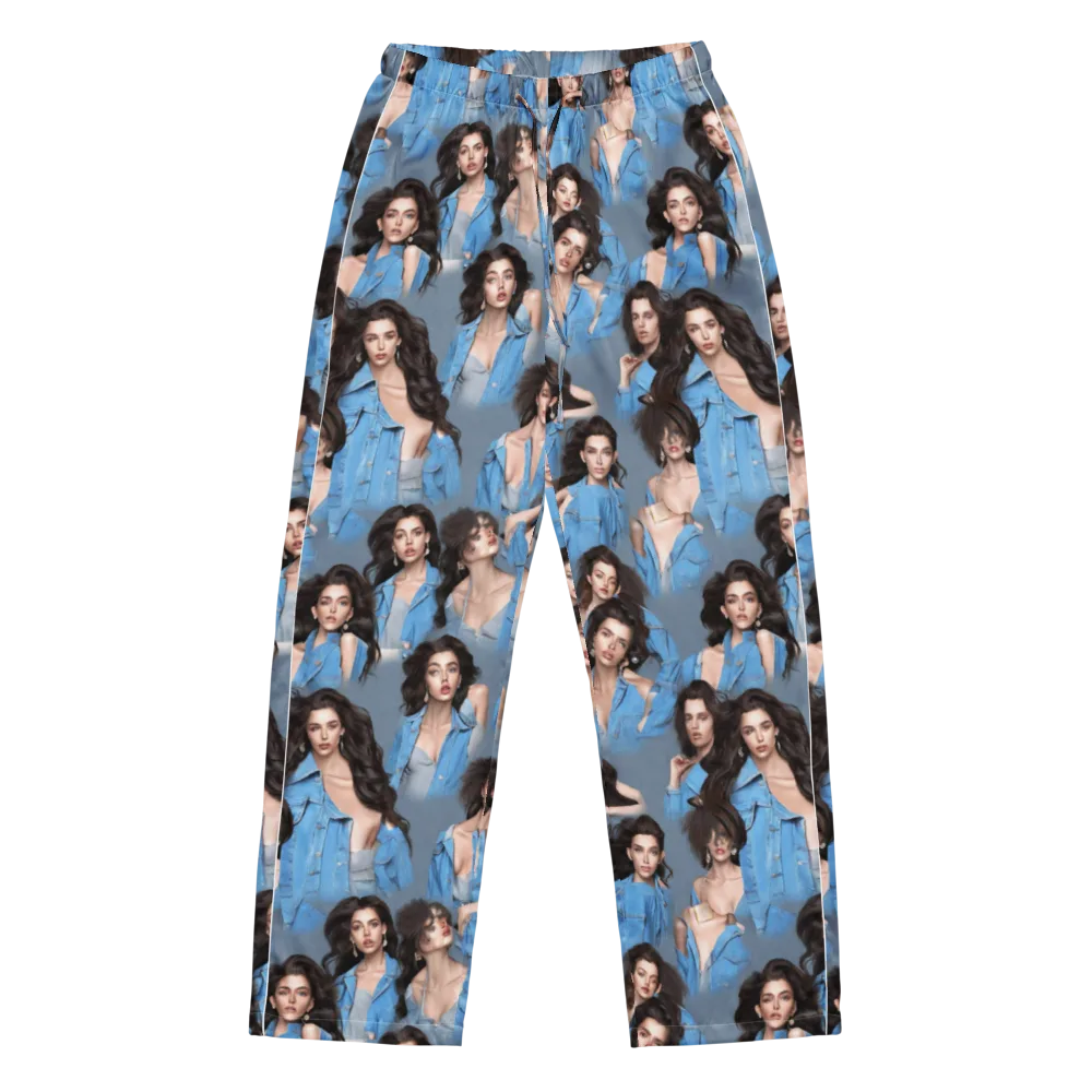 Denim Muse on Women's Pajama Pants — Front