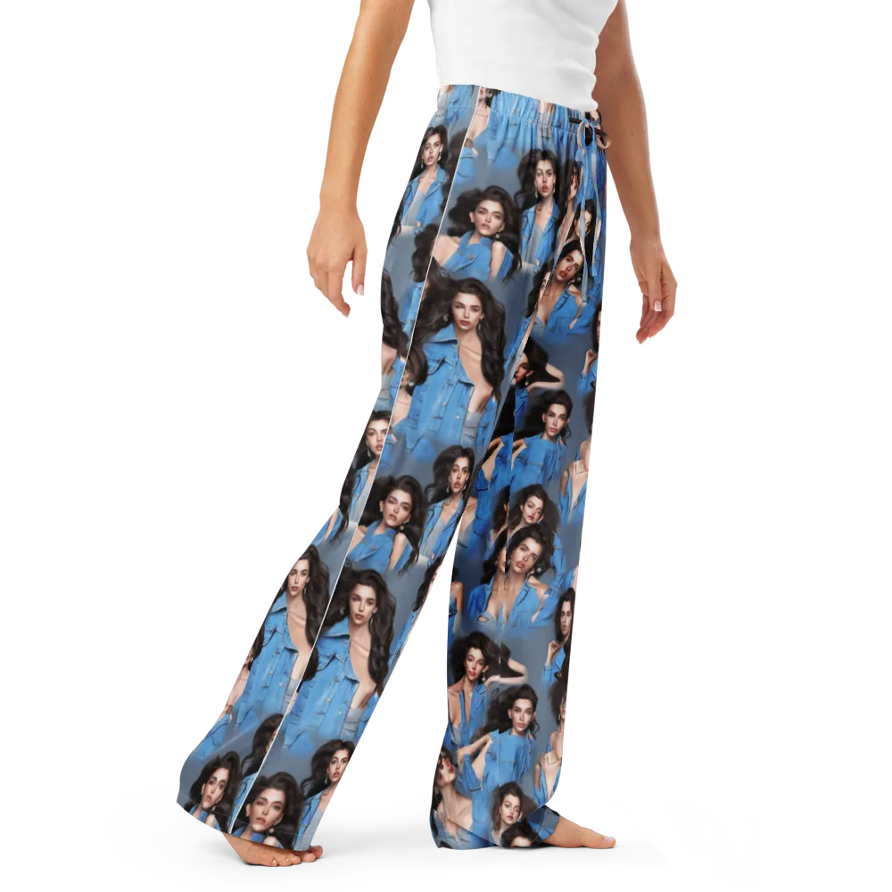 Denim Muse on Women's Pajama Pants — Right Front