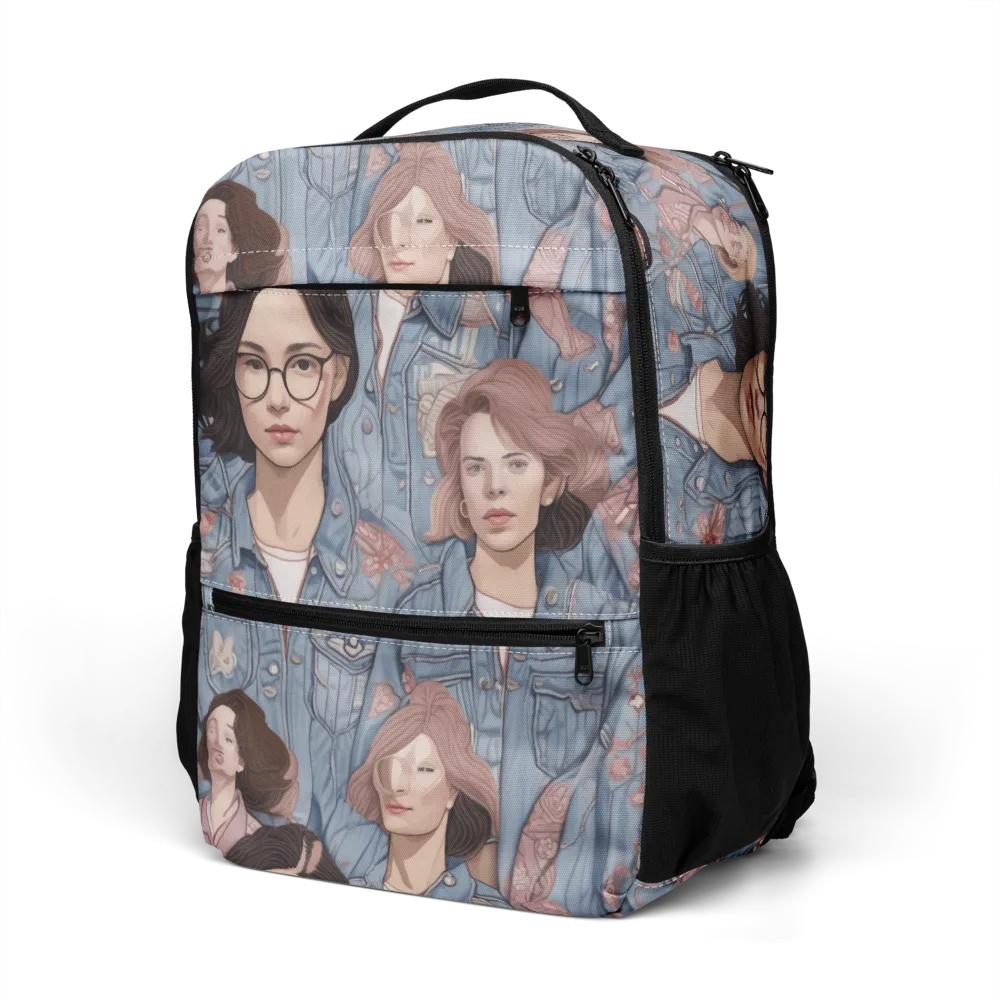 Denim Chorus on Utility Backpack — Left Front