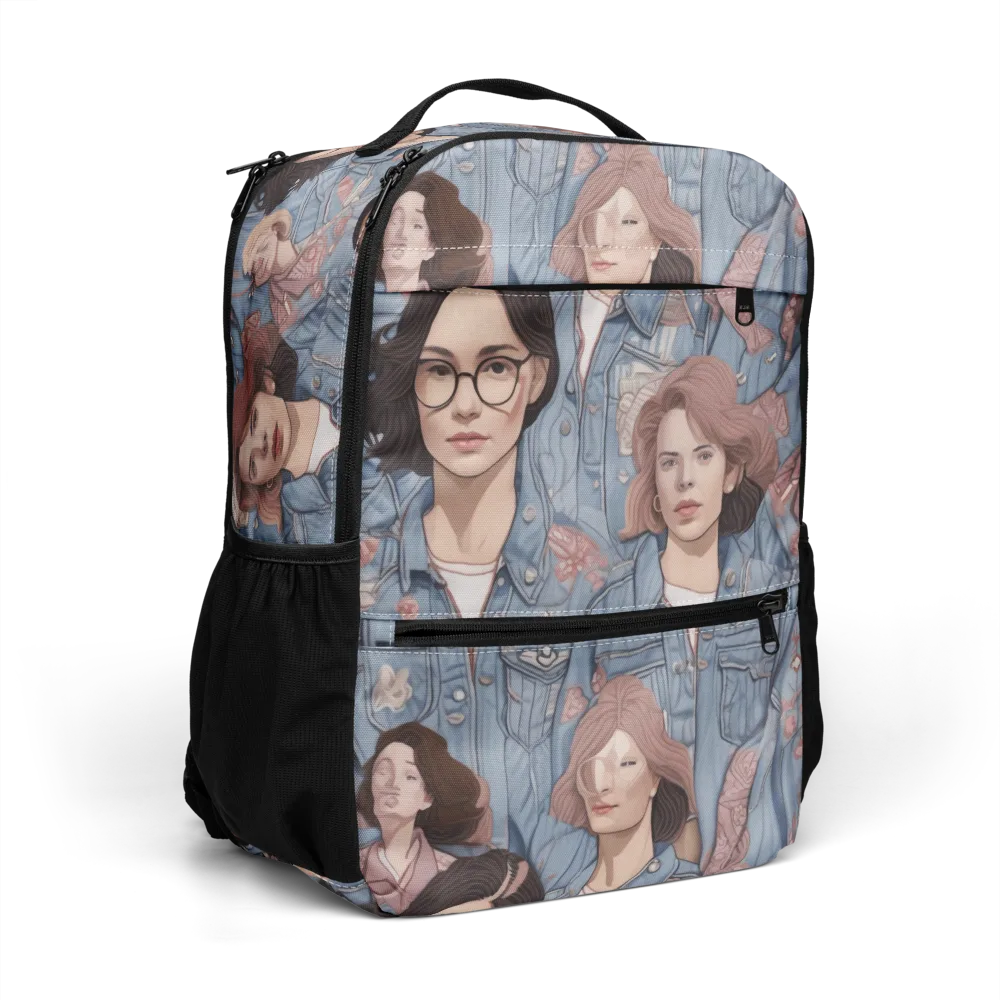 Denim Chorus on Utility Backpack — Right Front
