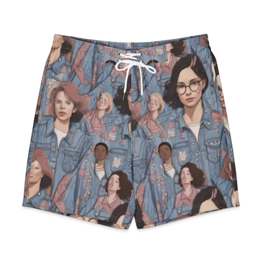 Denim Chorus on a Men's Board Shorts