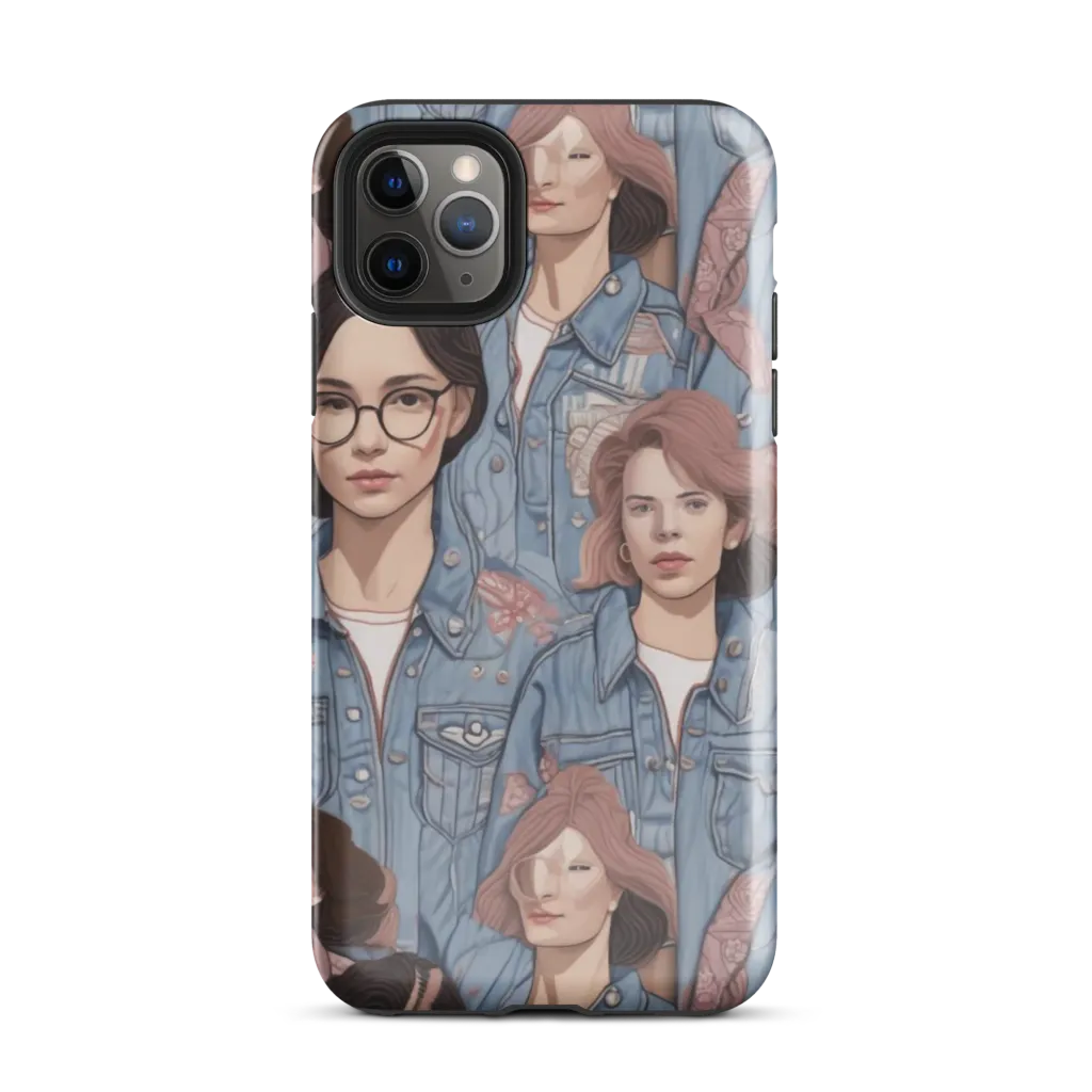 Denim Chorus on Tough Case for iPhone® — Front