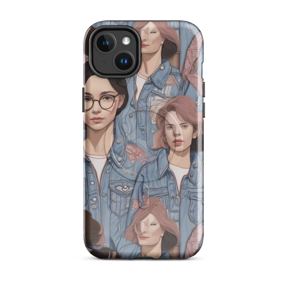 Denim Chorus on MagSafe Tough Case for iPhone® — Front