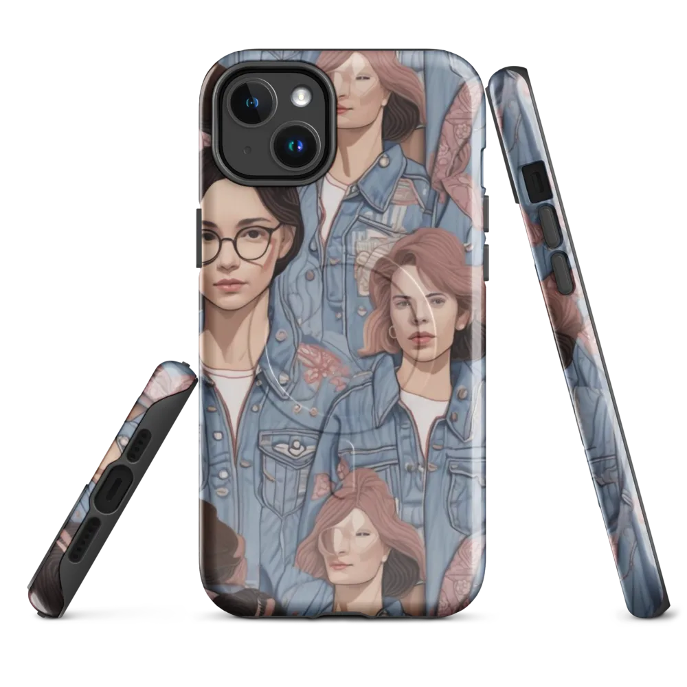 Denim Chorus on MagSafe Tough Case for iPhone® — Front
