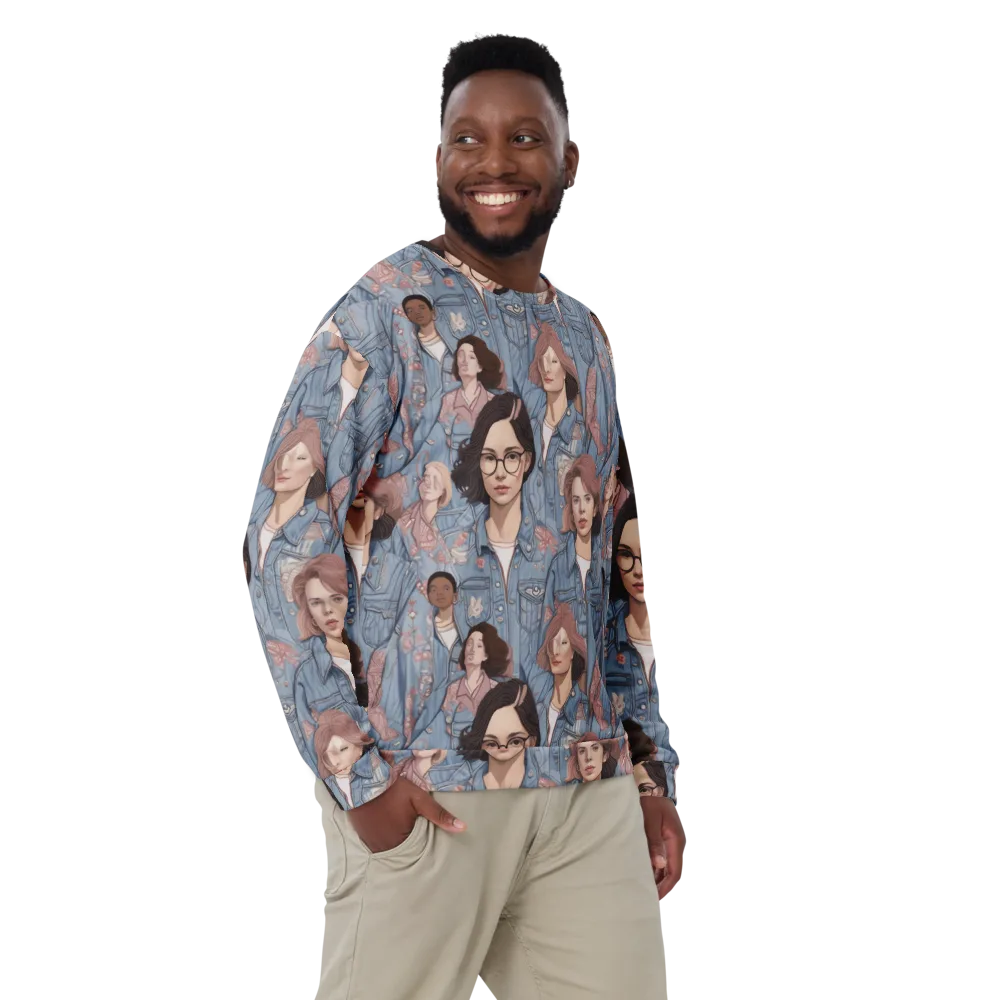 Denim Chorus on Sweatshirt — Front