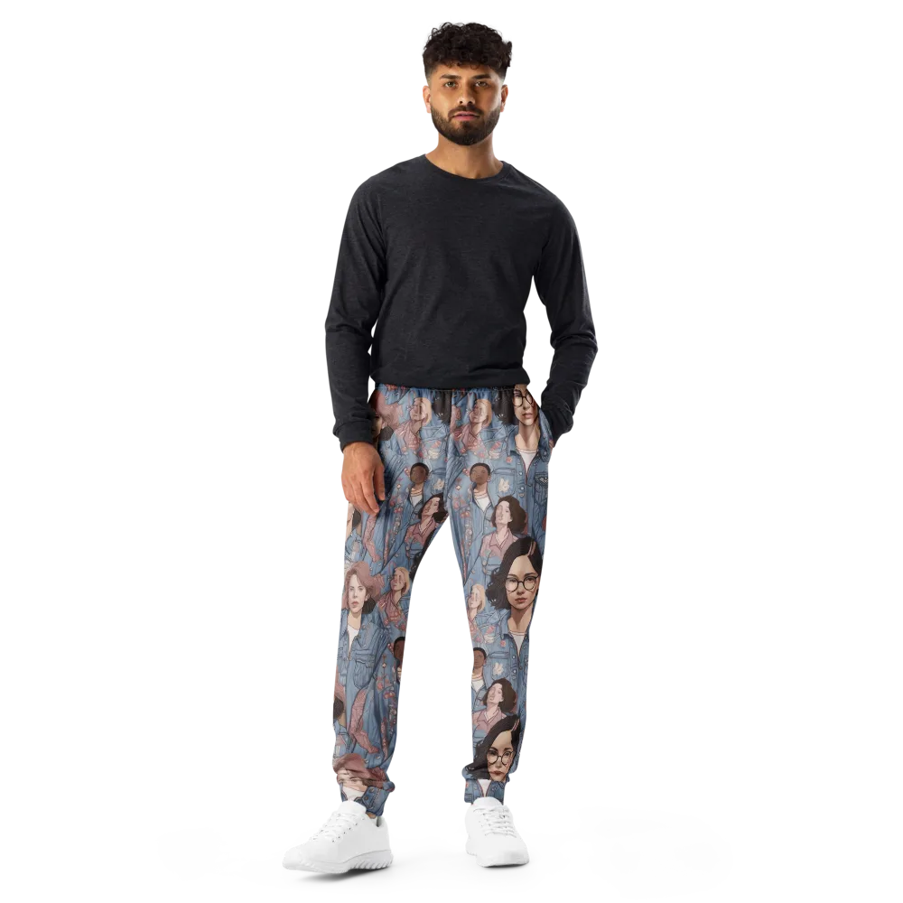 Denim Chorus on Men's Joggers — Front