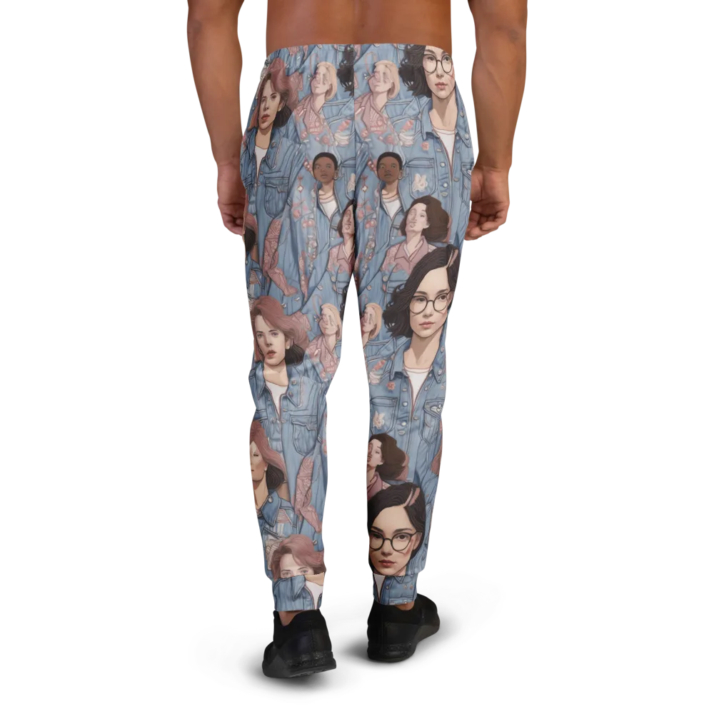 Denim Chorus on Men's Joggers — Back