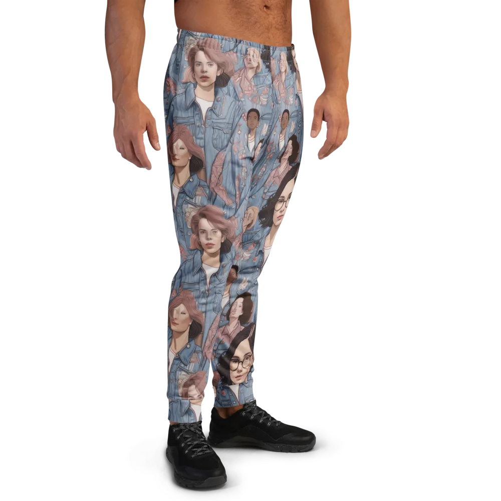 Denim Chorus on Men's Joggers — Right