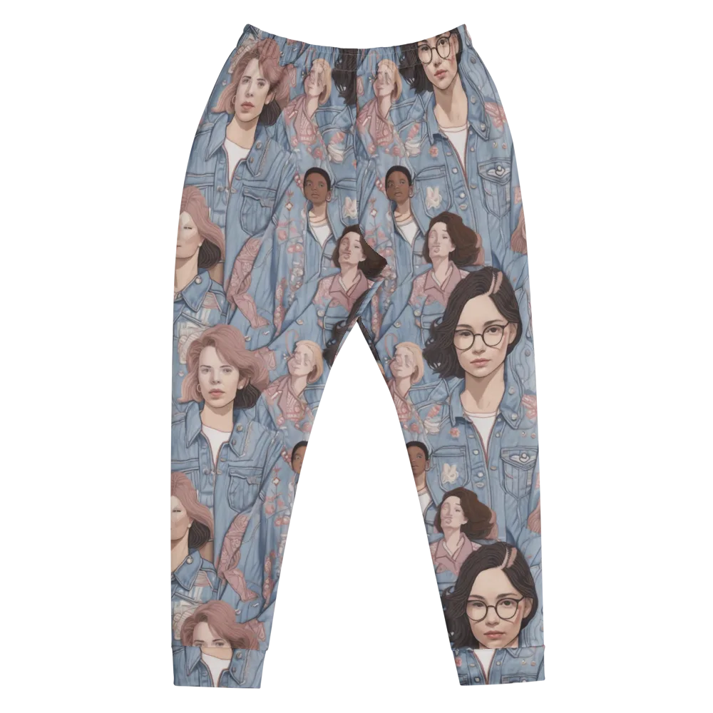 Denim Chorus on Men's Joggers — Front