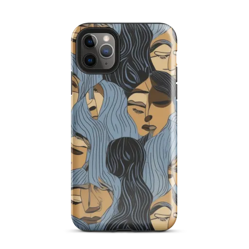 Blue Hour Faces on a Tough Case for iPhone®